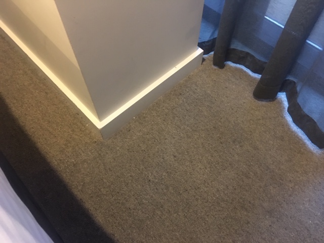 Carpet stain removed